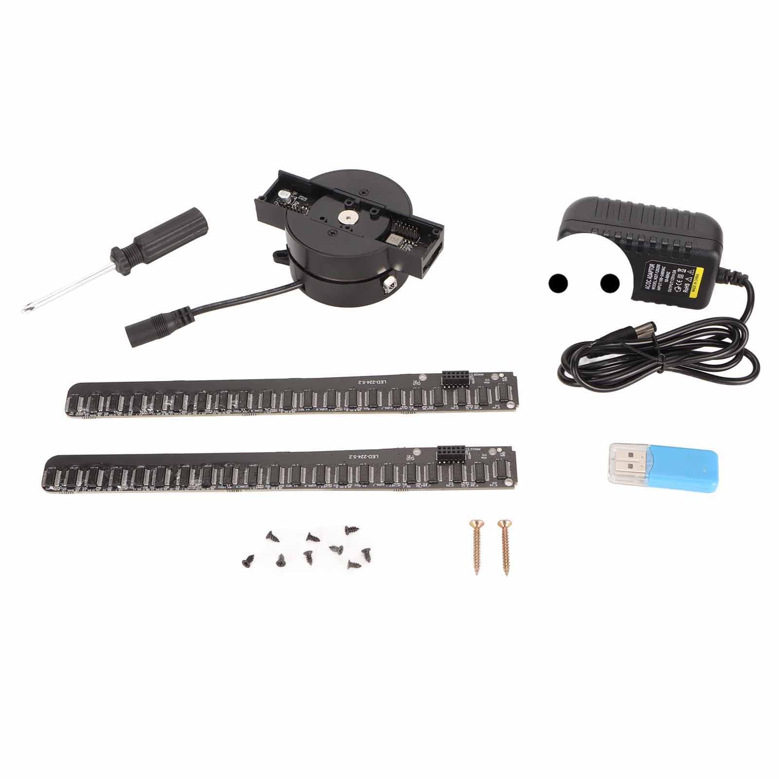 Ventola per Ologramma 3D, Proiettore per Ologramma 3D Olografico a LED HD da 16,5 Pollici, Videoproiettore Olografico WlFl con Supporto APP per Feste, Bar, Festival (Spina europea
