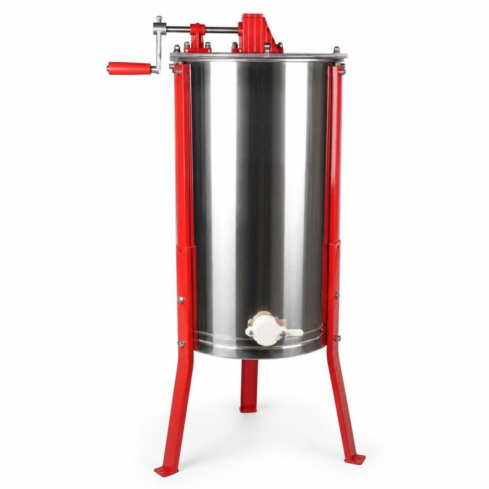 Estrattore di Elettrico Estrattore Manuale Ape Smielatore Tamburo Inox a Manovella Struttura con Telaio E Gambe Stabili Adatto per, color to 3, style to 3