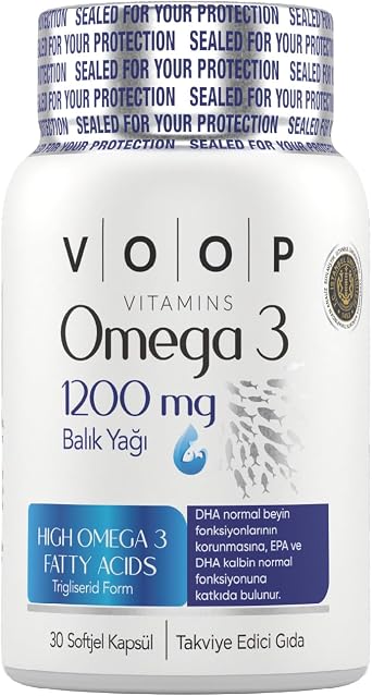 Voop Omega 3 Bal k Ya  1200 Mg 30 Kaps l