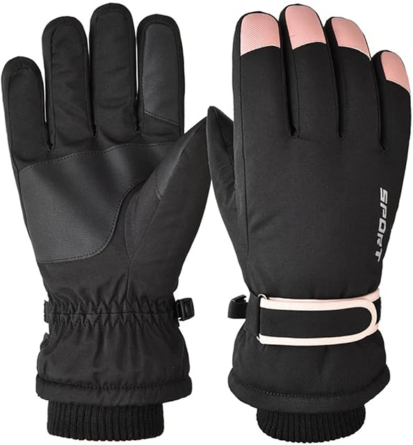 Toyosport Winter Ski Snowboard Gloves: Snow Gloves Thermal Waterproof Gloves Windproof Winter Gloves for Women Men Skiing Walking Cycling