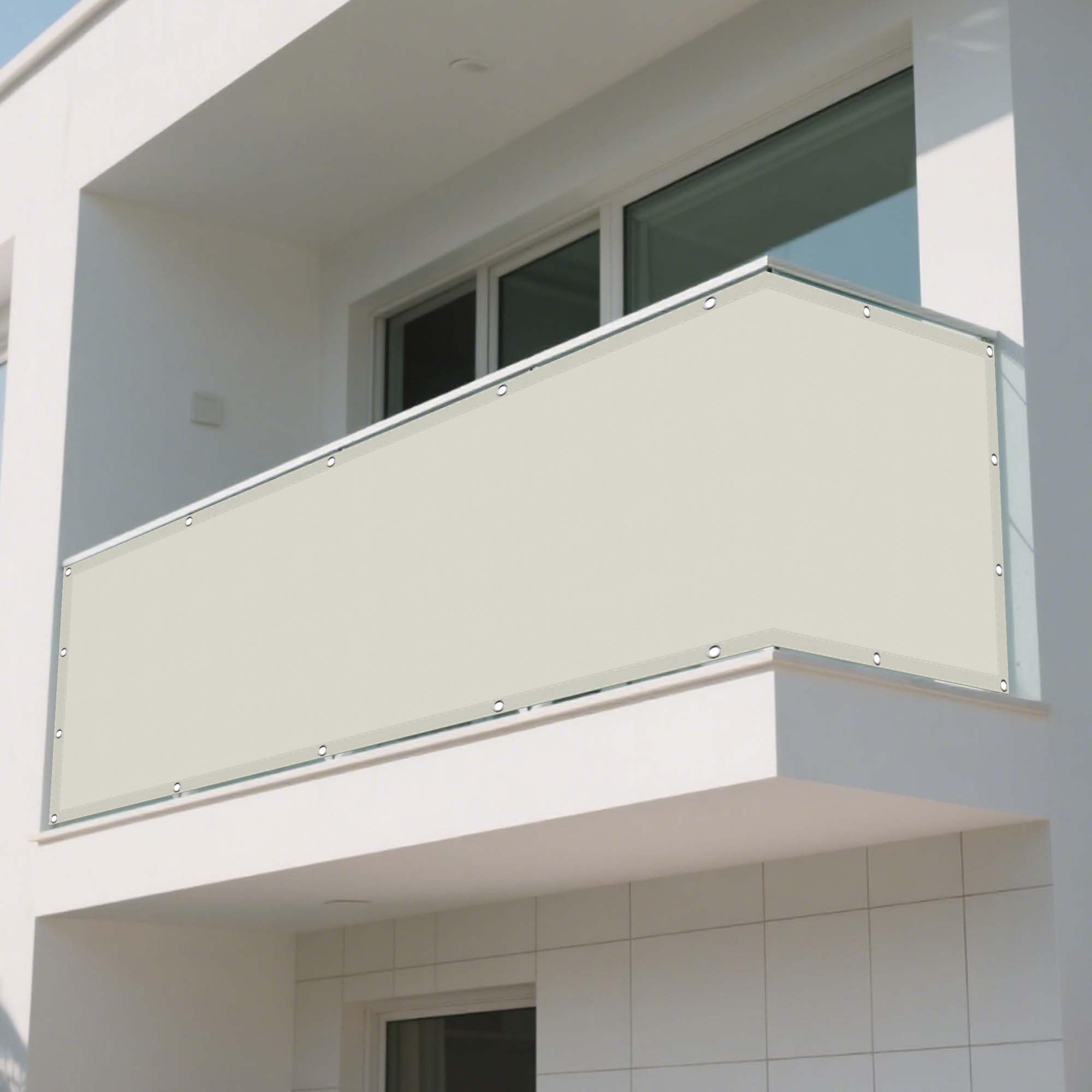 Voile d'ombrage imperméable et respirant pour jardin et balcon