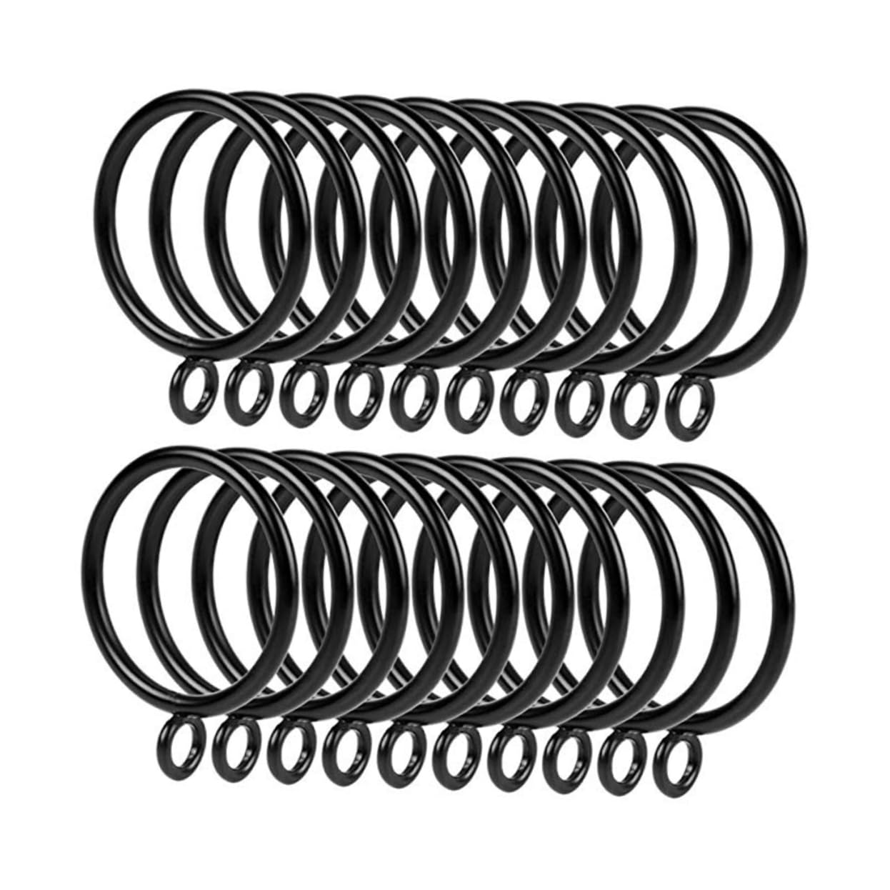 Anillo para cortinas de ventana Zerodeko con clips de sujeción