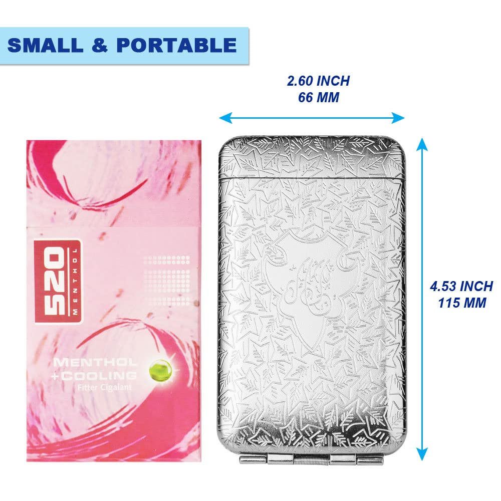 Amazon.co.jp: ヴィンテージメタルシガレットケース 100mm