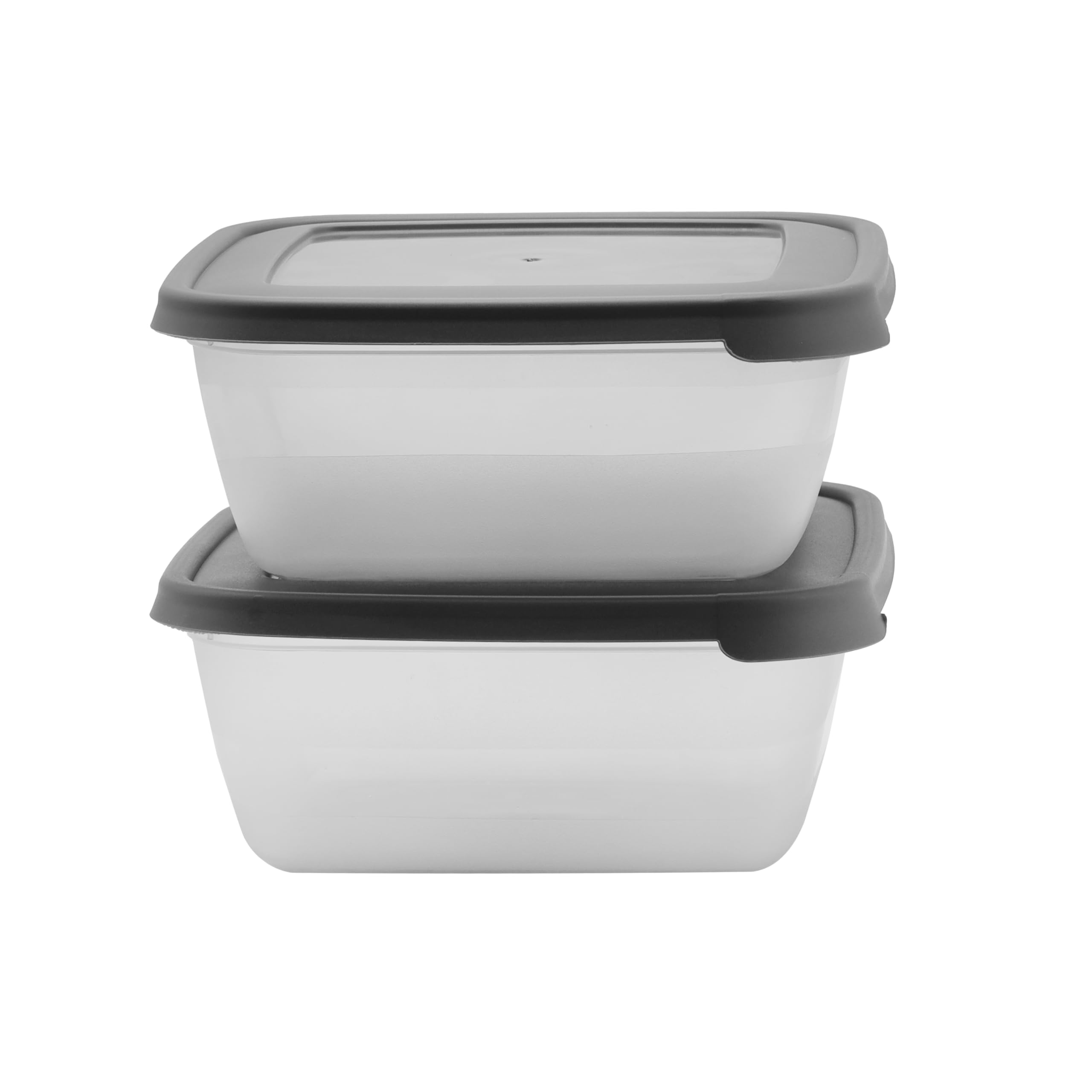 DelcasaDC2585 Square Storage Container 2-Pieces, 1500 ml Capacity