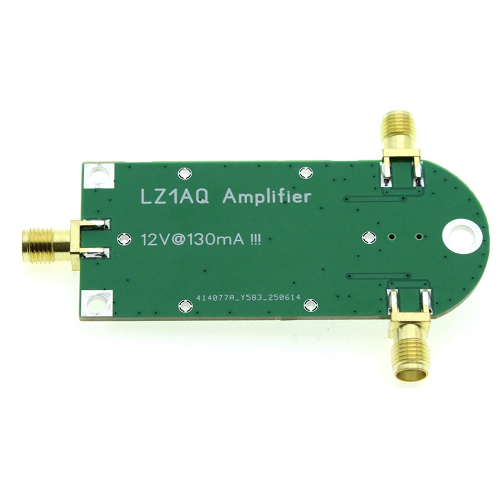 LZ1AQ Lot de 2 antennes à onde courte 50 kHz jusqu'à 50 MHz 9 V à 12 V Module amplificateur SMA haute fréquence