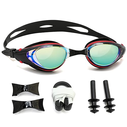 Nearsighted Swim Goggles, Shortsighted Optical Swimming Goggles No Leaking Anti