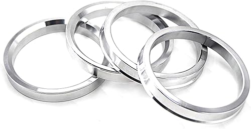 DCVAMOUS Juego de 4 anillos centrados en cubo de aluminio de aleación de 110 a 106, espiga de rendimiento para cubo de vehículo de 4.173 in y