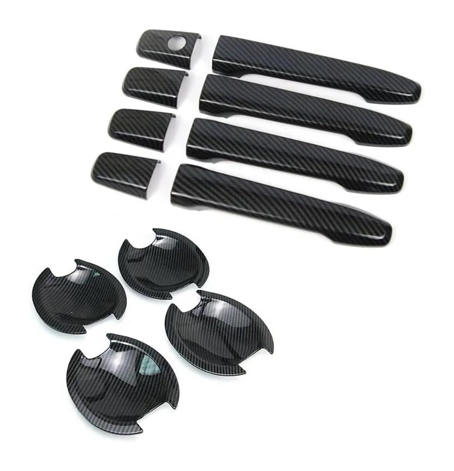 Hckclmbmzw D For Outlander For Lancer Asx 2008-2020 Car External Side Oor Handle Bowl Catch Cover Protection Trim Oor Handle Cover(D)