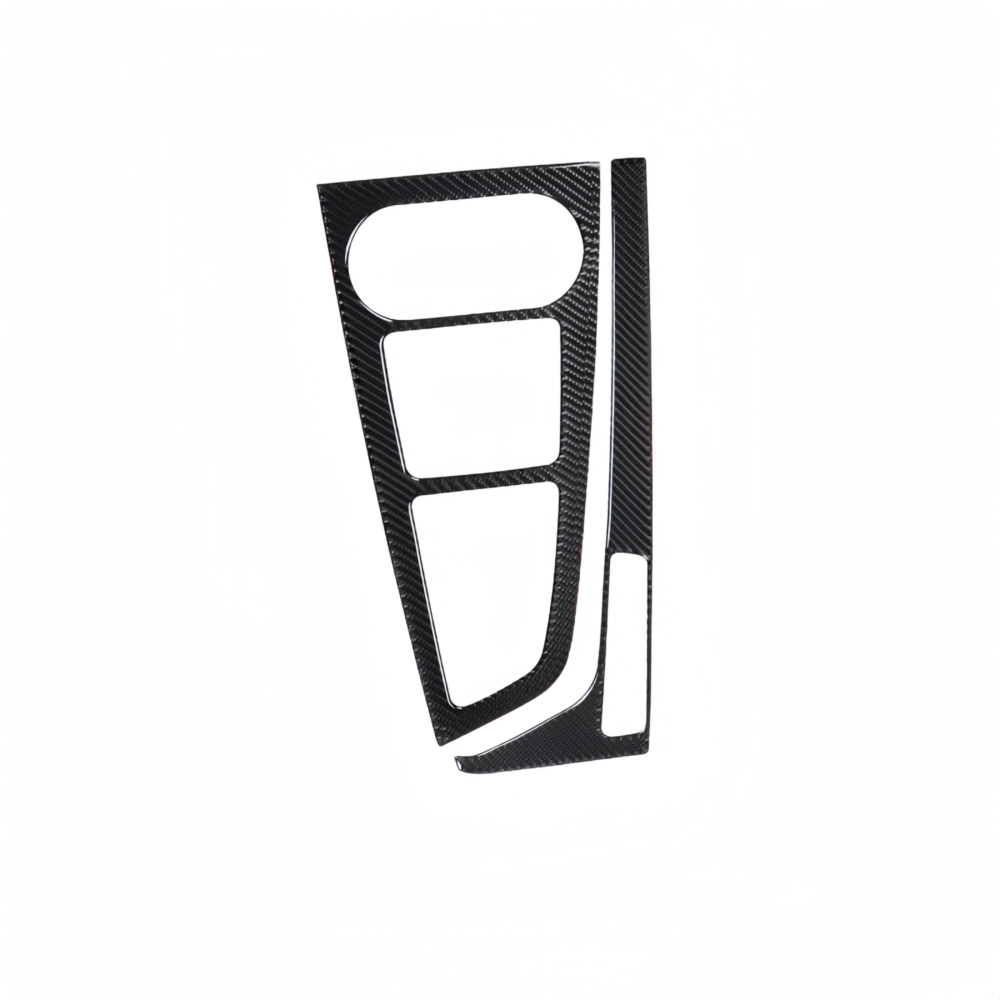 for A4 B9 2017-2020 Carbon Fiber Center Console Gear Shift Panel Cover Trim Sticker Auto Parts(LHD)