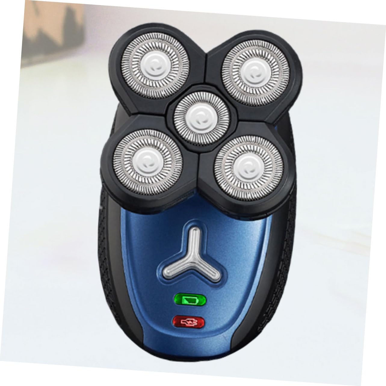 1 Set Rasoio Elettrico Ricaricabile Testine con Indicatore e Design per Lavaggio Diretto per Precisa