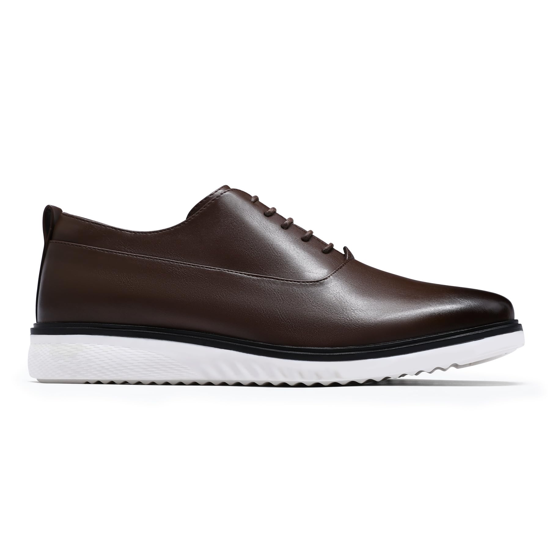 Allthemen Chaussure Homme Ville Oxford à Lacets Cuir Business Derby Sports | Shoes Élégant Respirantes,Confortable Léger Dressing,Semelle Antidérapante En Tpr,Bout Rond,Entreprise Casual,Plat,4 Saisons