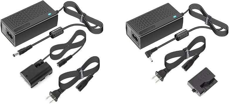 Kimaru LP-E6 Dummy Battery Kit and LP-E10 Dummy Battery for Canon Cameras.
