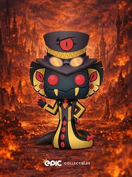 Epic Collectibles Pop Animation: Hazbin Hotel - Sir Pentious Vinyl Figure | Exclusive Bundled with Box Protector Compatible for Funko