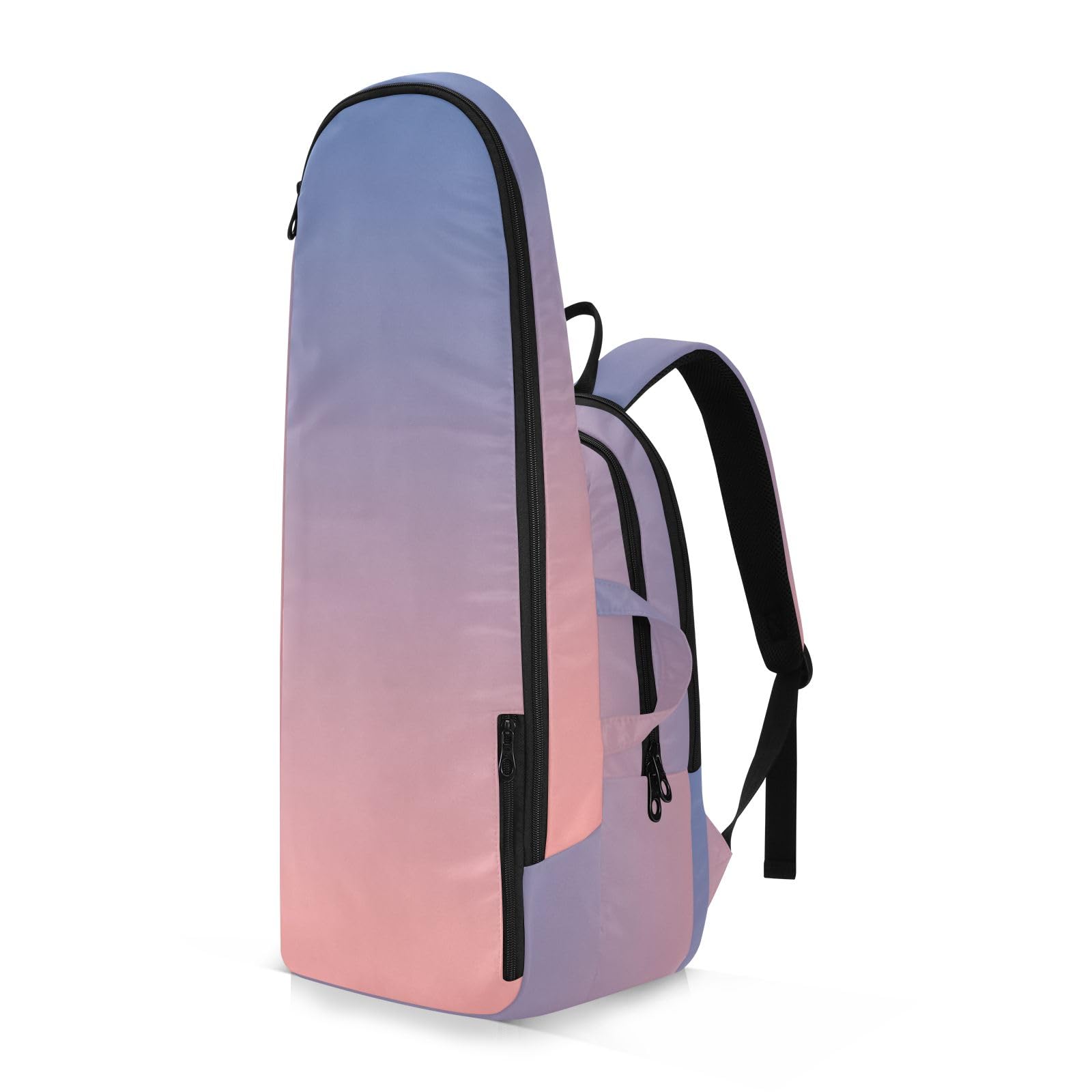 ODAWA Blue Pink Gradient Badminton Racket Bag Tennis Bag 3 Rackets Pickleball Backpacks Tennis Carrying Bag Padel Racket Bag