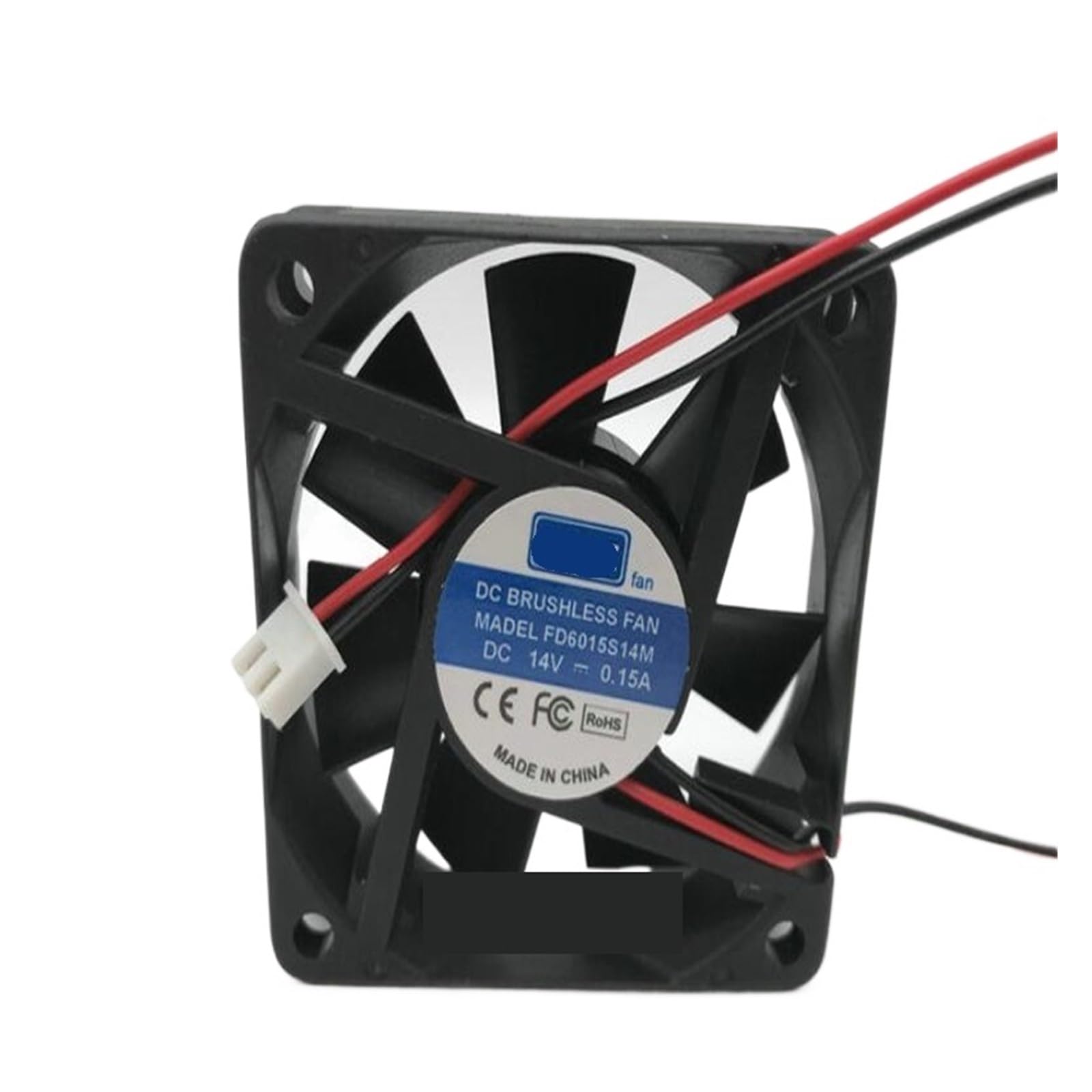 GJEXXPTST 6CM FD6015S14M DC14V 0.15A 6015 2-Wire Cooling Fan