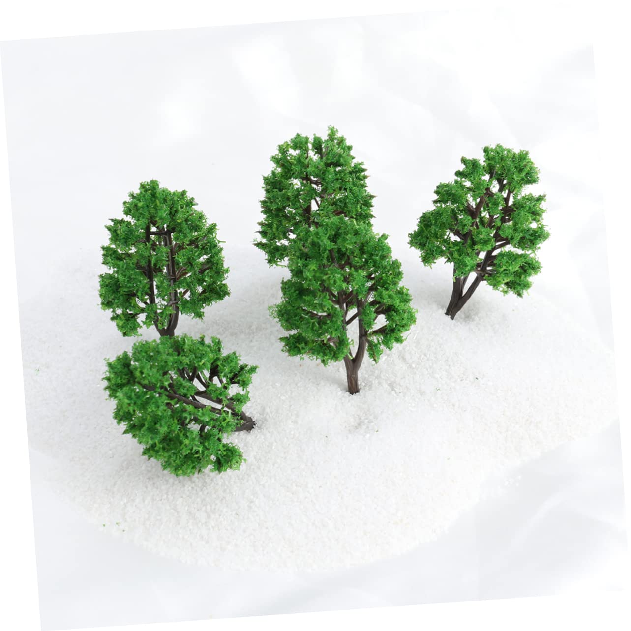 EXCEART 100pezzi Alberi Verde Per Modellismo Paesaggio e Diorama Per Decorazioni Architettoniche e Scenografie Di Trenini