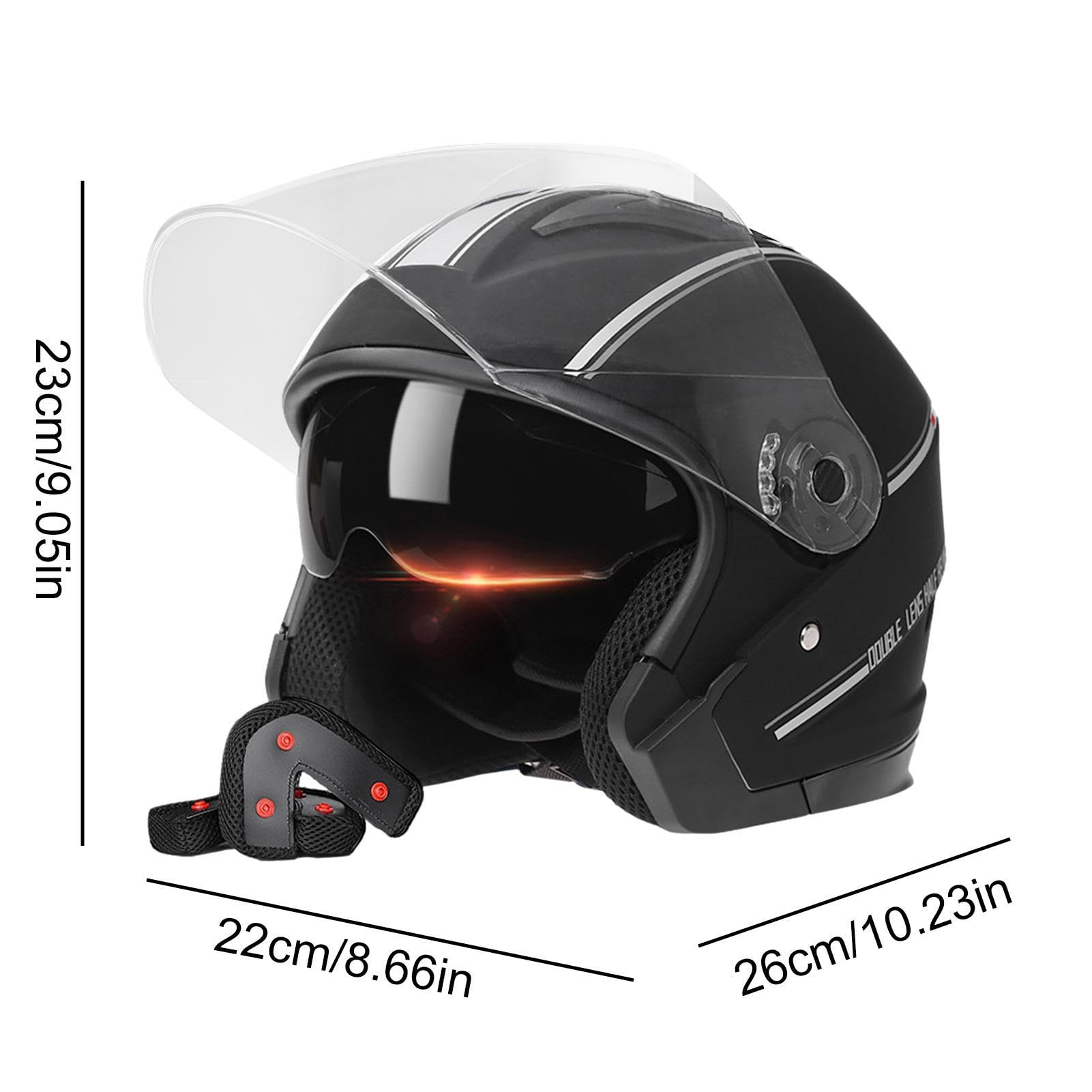 Caschi da moto | Caschi a doppia visiera Dot Caschi da equitazione - Comodi accessori per caschi da ciclismo su strada di montagna per uomini e donne adulti Rianpesn