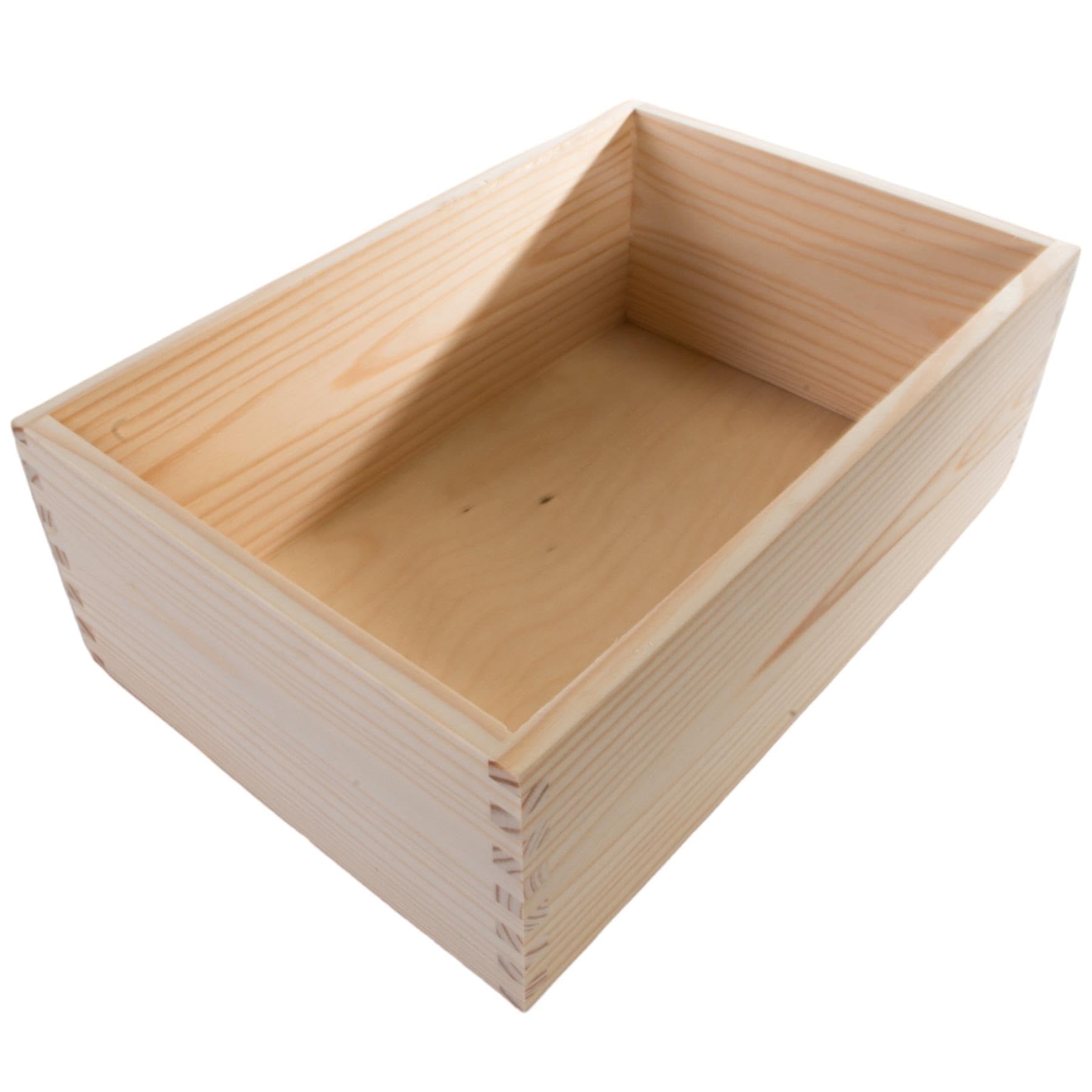  WooDeeDoo Deep Wooden Storage Box Unfinished Pine Open Top Container for Office Supplies and Tools
| WooDeeDoo 30 x 20 