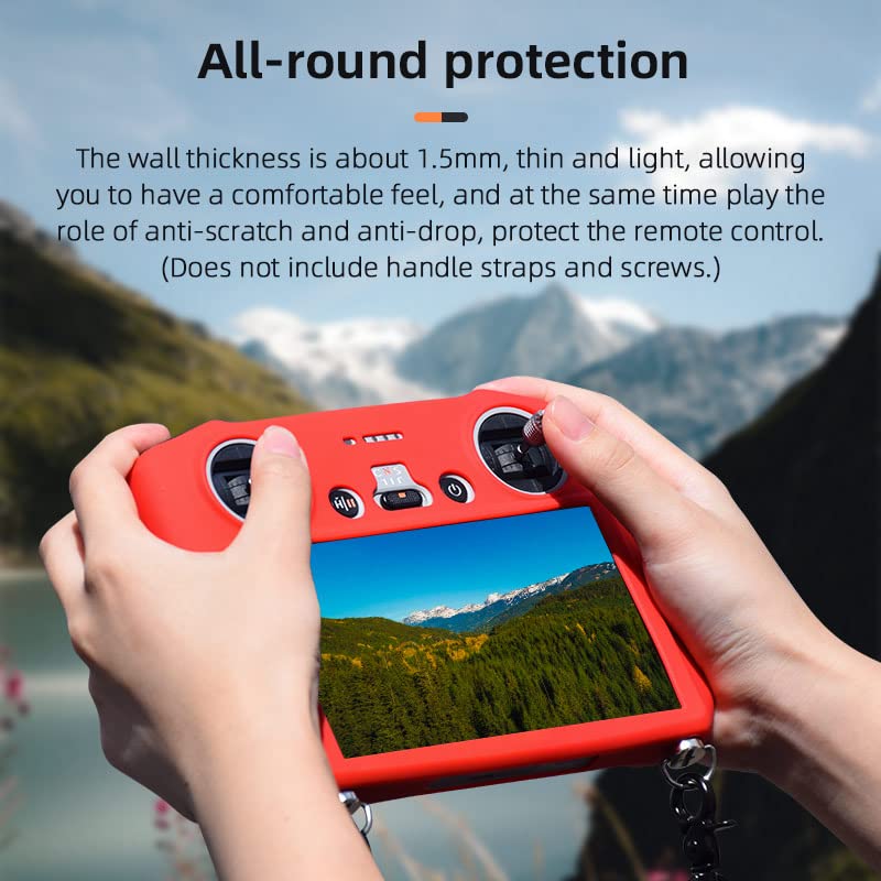 Alomejor Silikon-Hülle Für DJI Mini 3 Pro RC-Fernbedienung – Kratzfest & Staubdicht In Schwarz