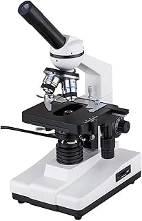 Microscopes Biological Microscope，X-S-P100D Economic Monocular Biological Microscope 40X-1600X for Kids Students Educational Science Lab for School Laboratory Science Education