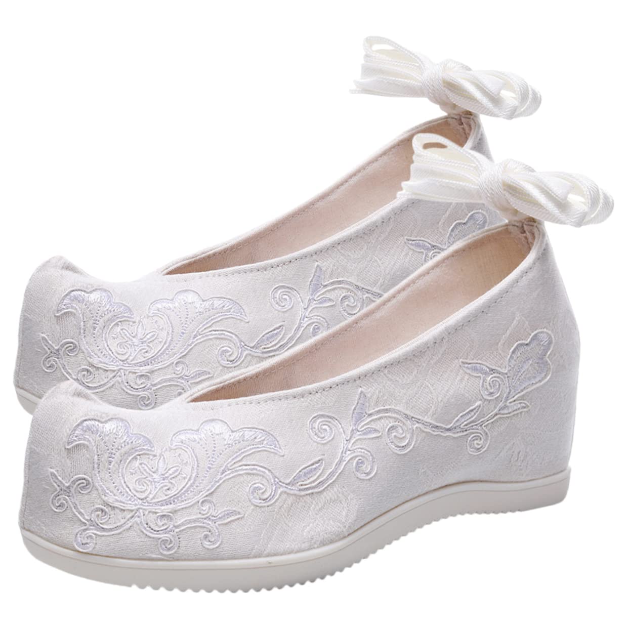 Sandales brodées traditionnelles chinoises en coton de qualité supérieure