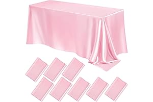 Lounsweer Pink Silk Tablecloth: Graceful Enhancement for Your Table