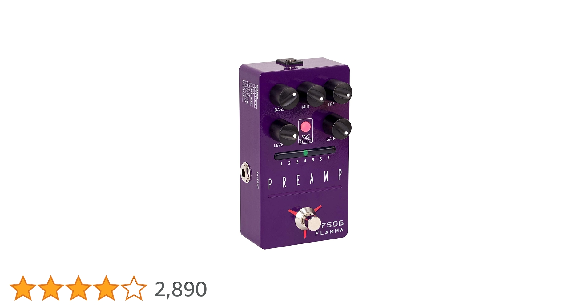FLAMMA FS06 デジタル プリアンプ ペダル Amazon.com: FLAMMA FS06 Digital Preamp Pedal Guitar Effects