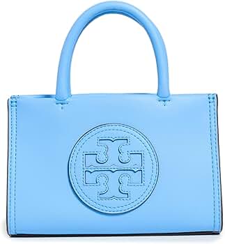 Amazon.com: Tory Burch Women's Mini Ella Bio Tote, Blue