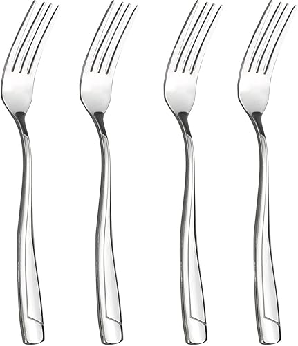 Cand Tenedores de cena de acero inoxidable de 16 piezas, 8 pulgadas