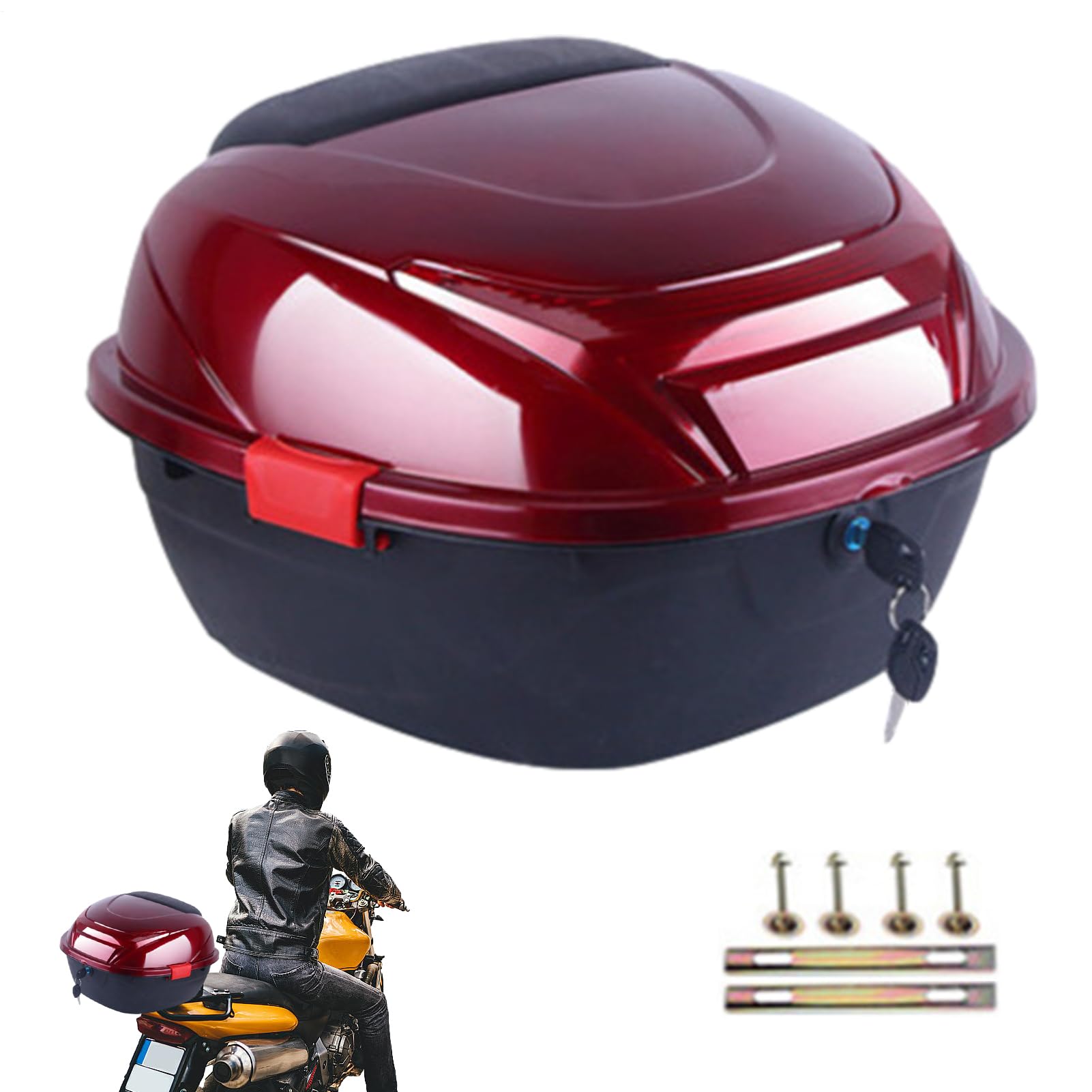 Guardar ropa y zapatos seco: maletero impermeable de motocicleta 8