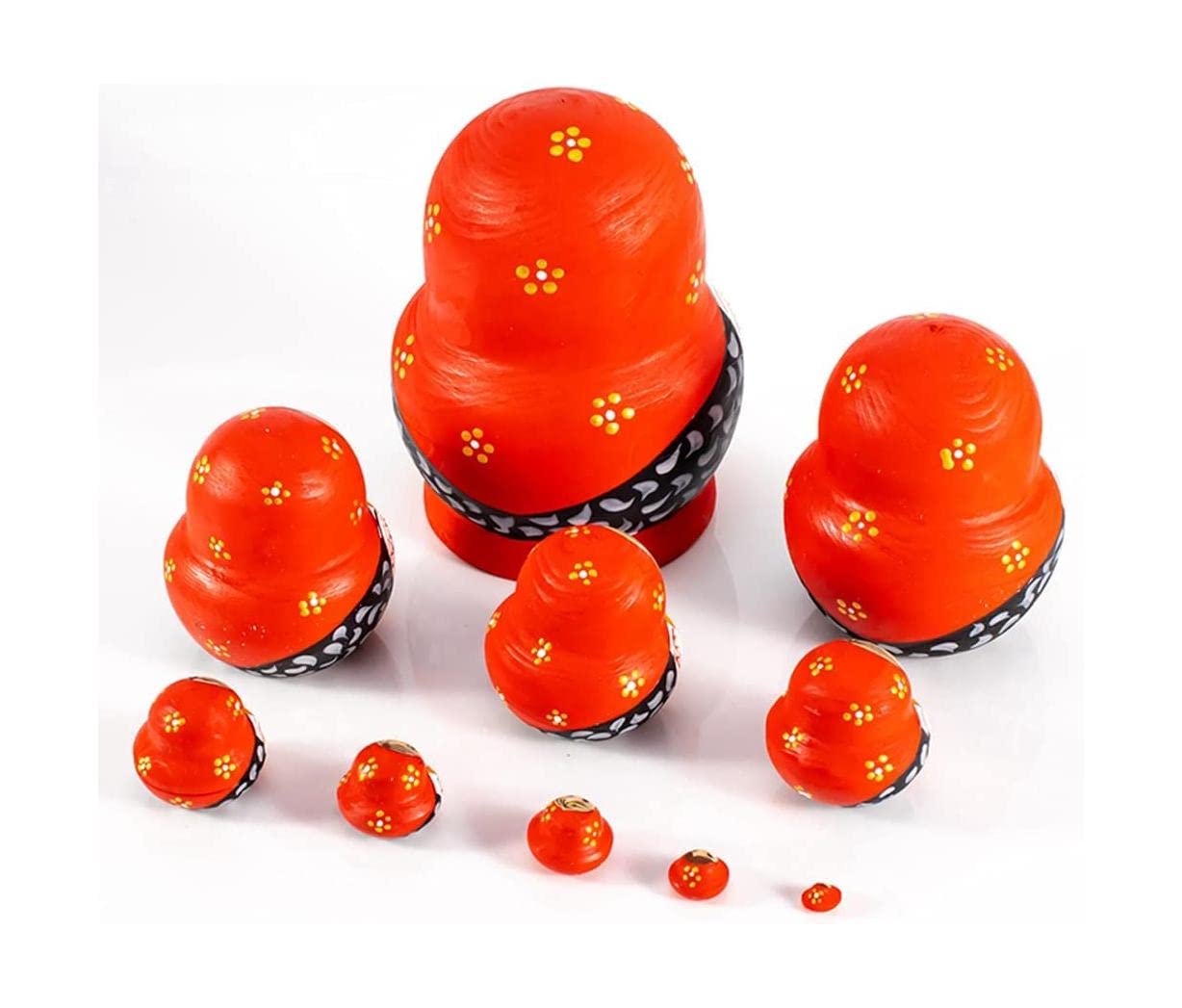 Matrioszka Handgeschilderde Russische Nesting Doll Houten Home Decor Matryoshka Set Babushka Nesting Dolls Set Van 10 Stapelen Geneste Set zabawny prezent