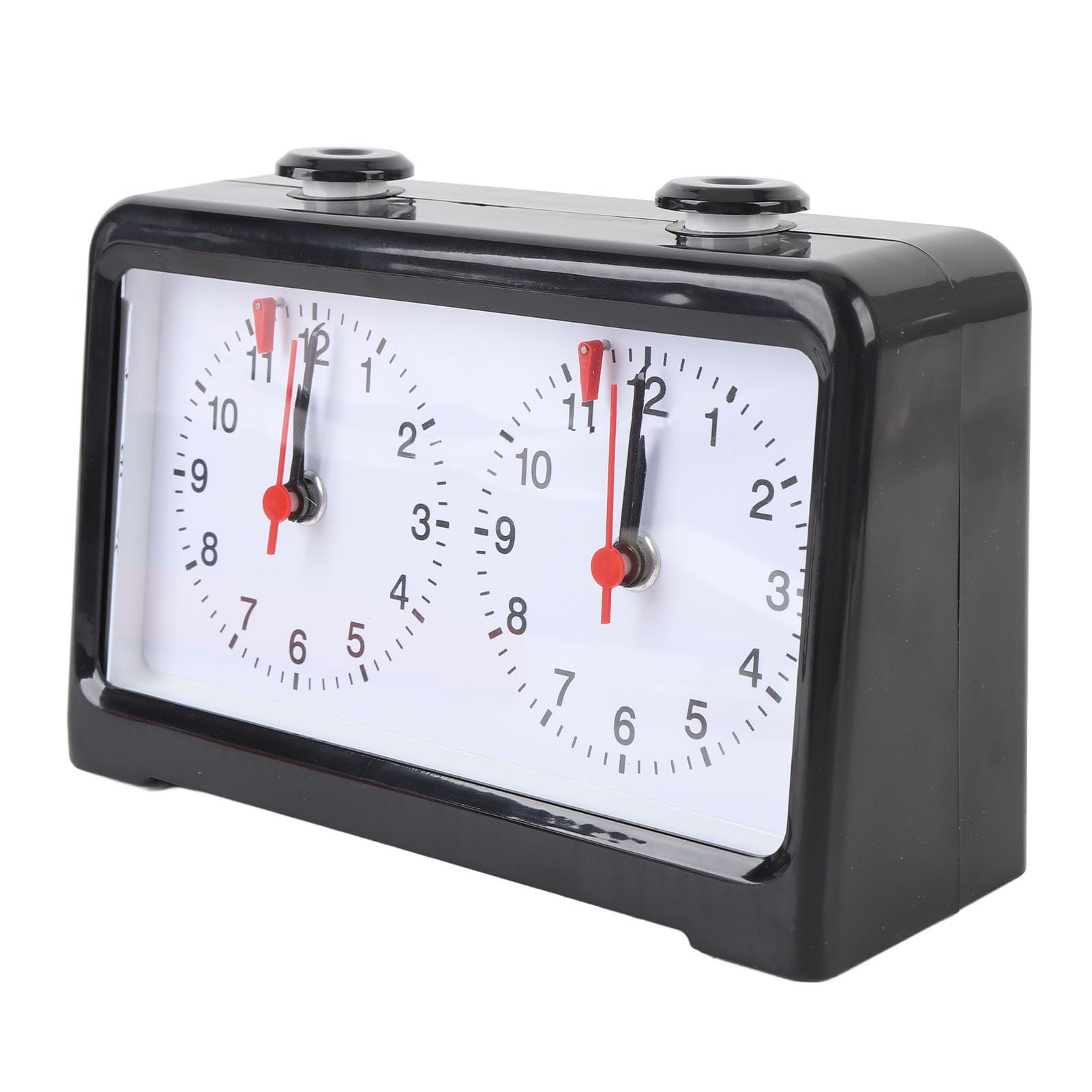 AMONIDA Orologio da Scacchi Meccanico Elegante Timer Silenzioso Ad Alta Precisione per Competizioni di Scacchi Design Elegante Materiale ABS