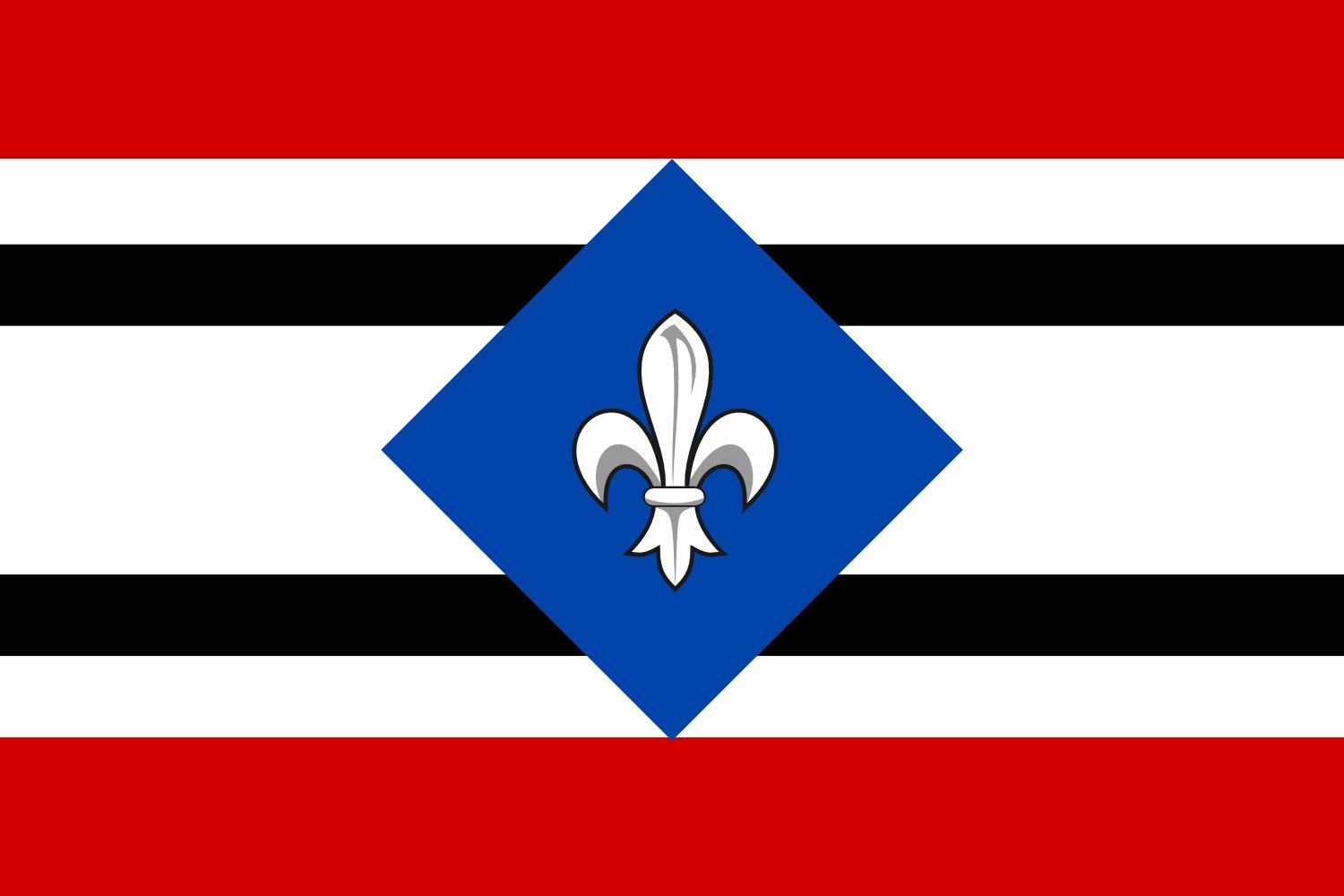 Drapeau Large Horní Bojanovice idéal pour pavoiser votre jardin et façade