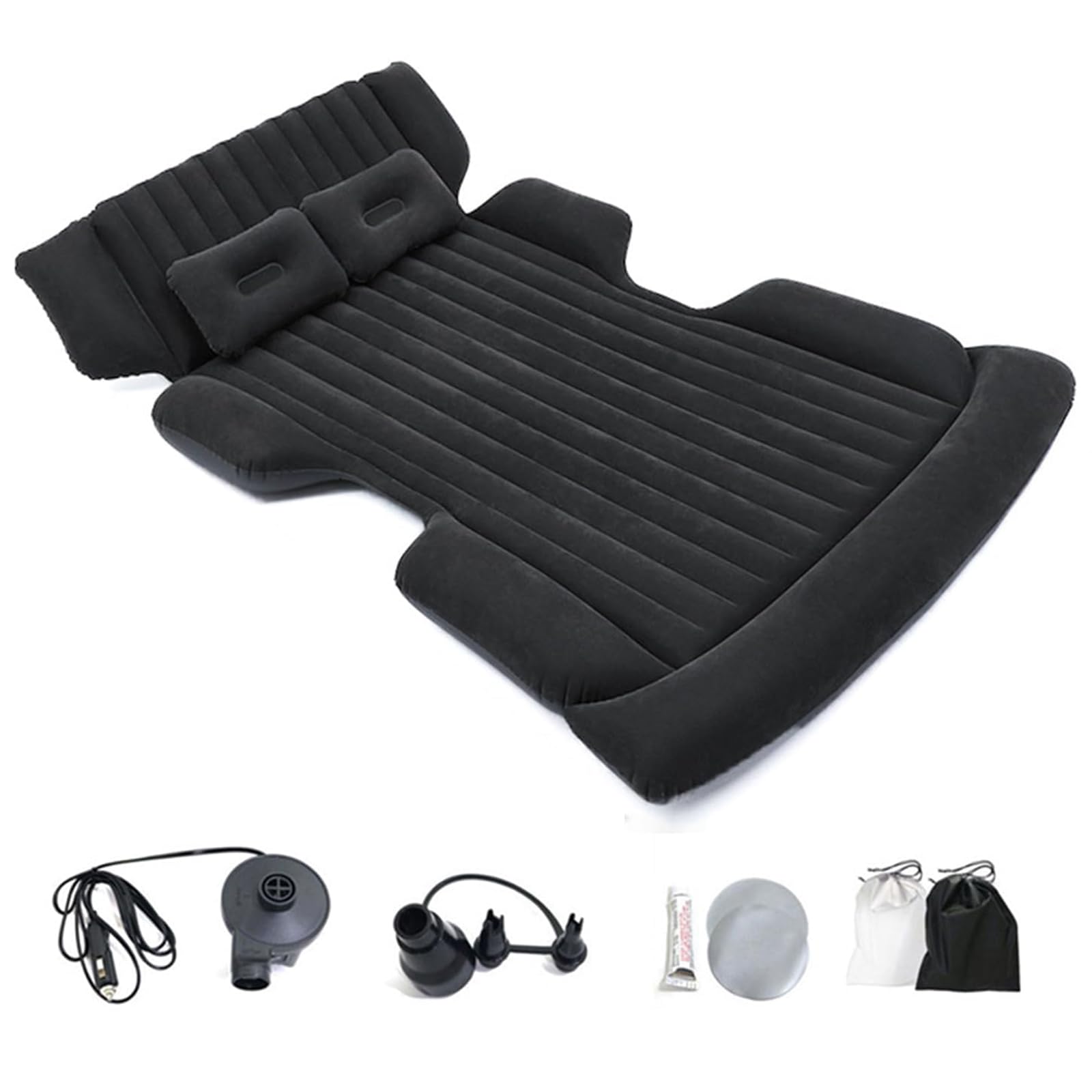 Colchón Coche, para Nissan Qashqai (J12) 2022-2024 Portátil Colchón Hinchable Coche Plegable con Bomba Aire Eléctrica para Coche fácil de almacenar Solución,A