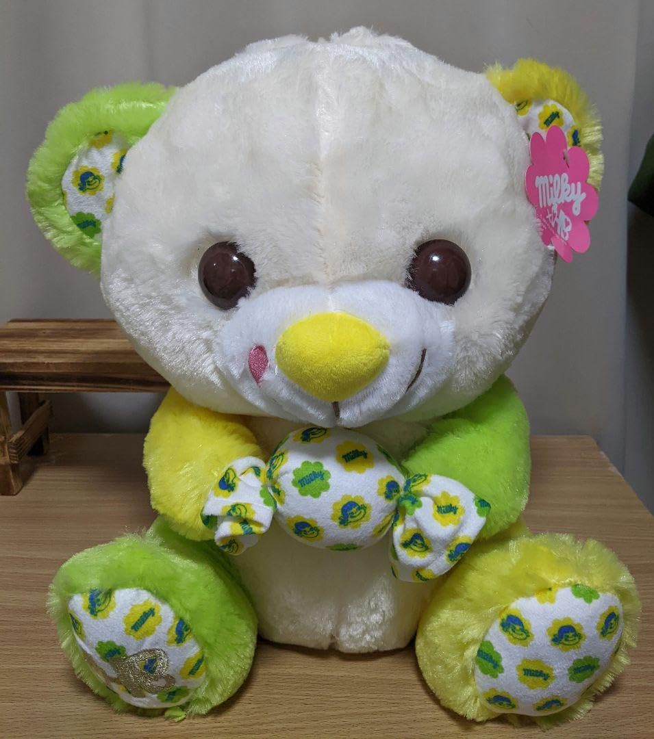 【新品!.】☆ ミルキー × ハートベア BIGぬいぐるみ ピンク 黄 全2種 Amazon.co.jp: ミルキー ハートベア BIGぬいぐるみ ピンク 黄 全