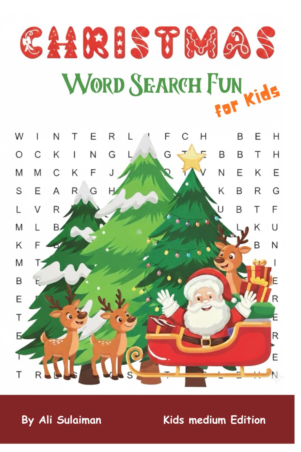 Christmas Word Search Fun - kids Medium: Kids Medium Edition (Christmas Fun Challenge)