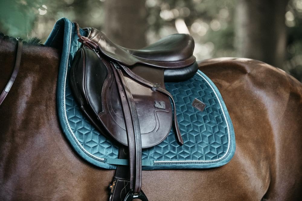 Kentucky Tapis DE Selle Velvet Emeraude Saut Cheval