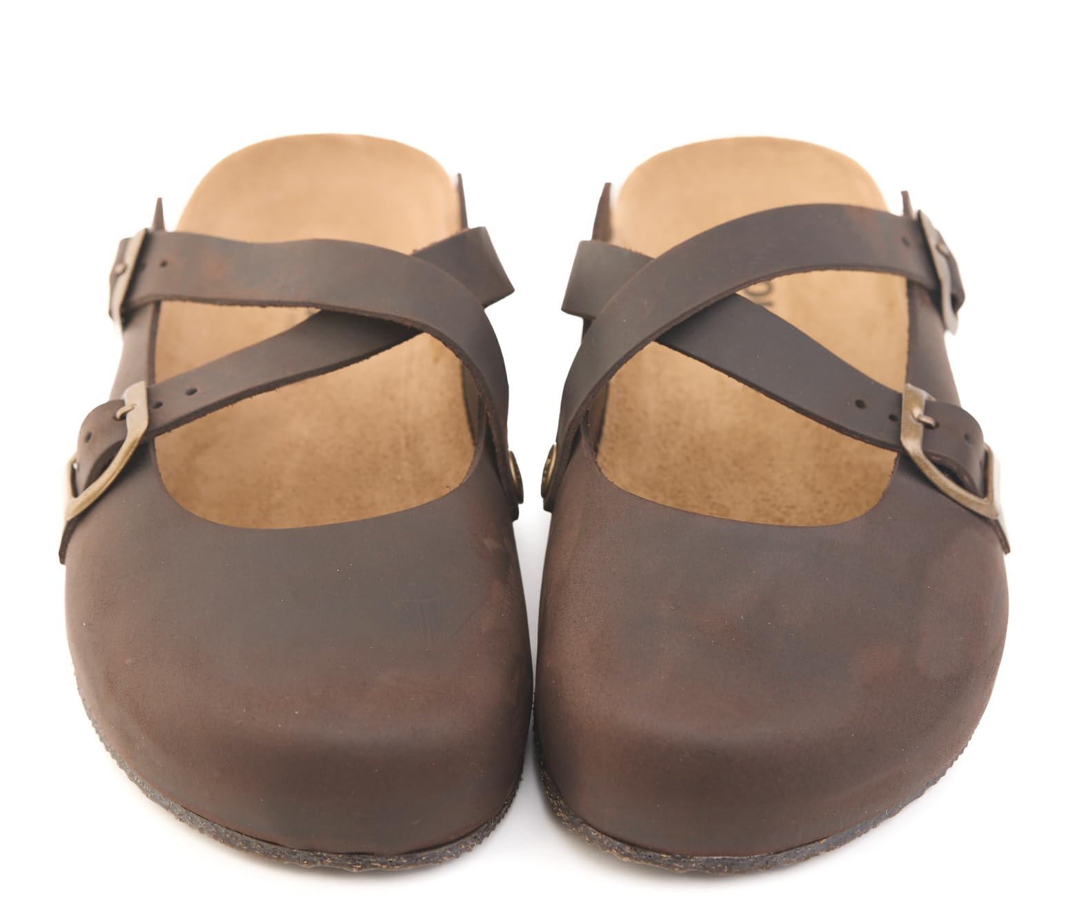BIOLINE, Megan INGRASSATO, Scarpe Sabot Sandali Ciabatte Pelle Moda Casual Fashion