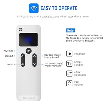 Amazon | NEEWER テレプロンプター X14 PRO RT-110リモートとAPP