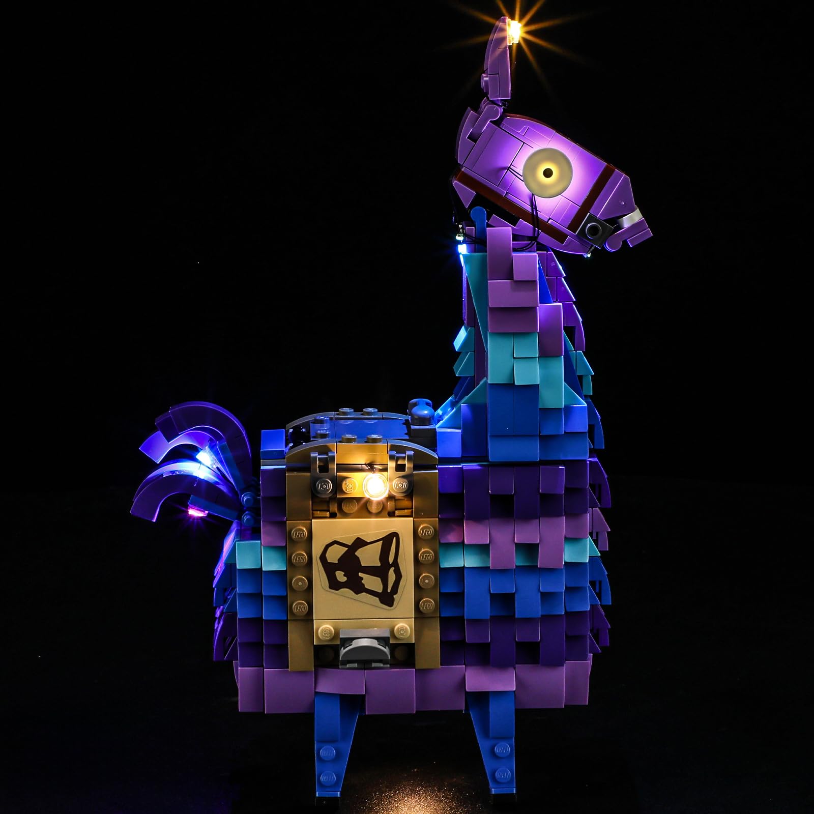 YEABRICKS LED Light for Lego-77071 Fortnight Supply Llama Building Blocks Model (Building Set NOT Included)