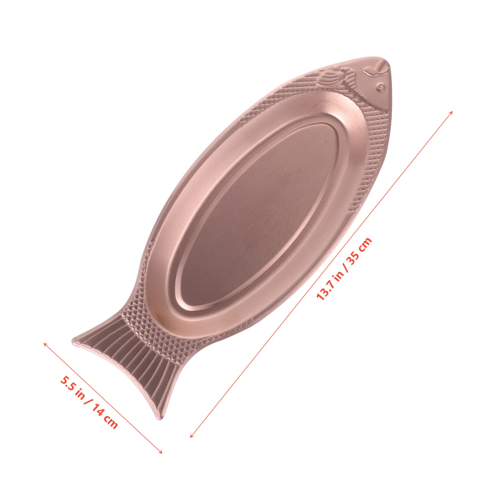 SOLUSTRE Creative Fish Shaped Serving Plate Steamed Elegant Kitchen Utensil for Home Entertaining Unique Design for Attractive Presentation