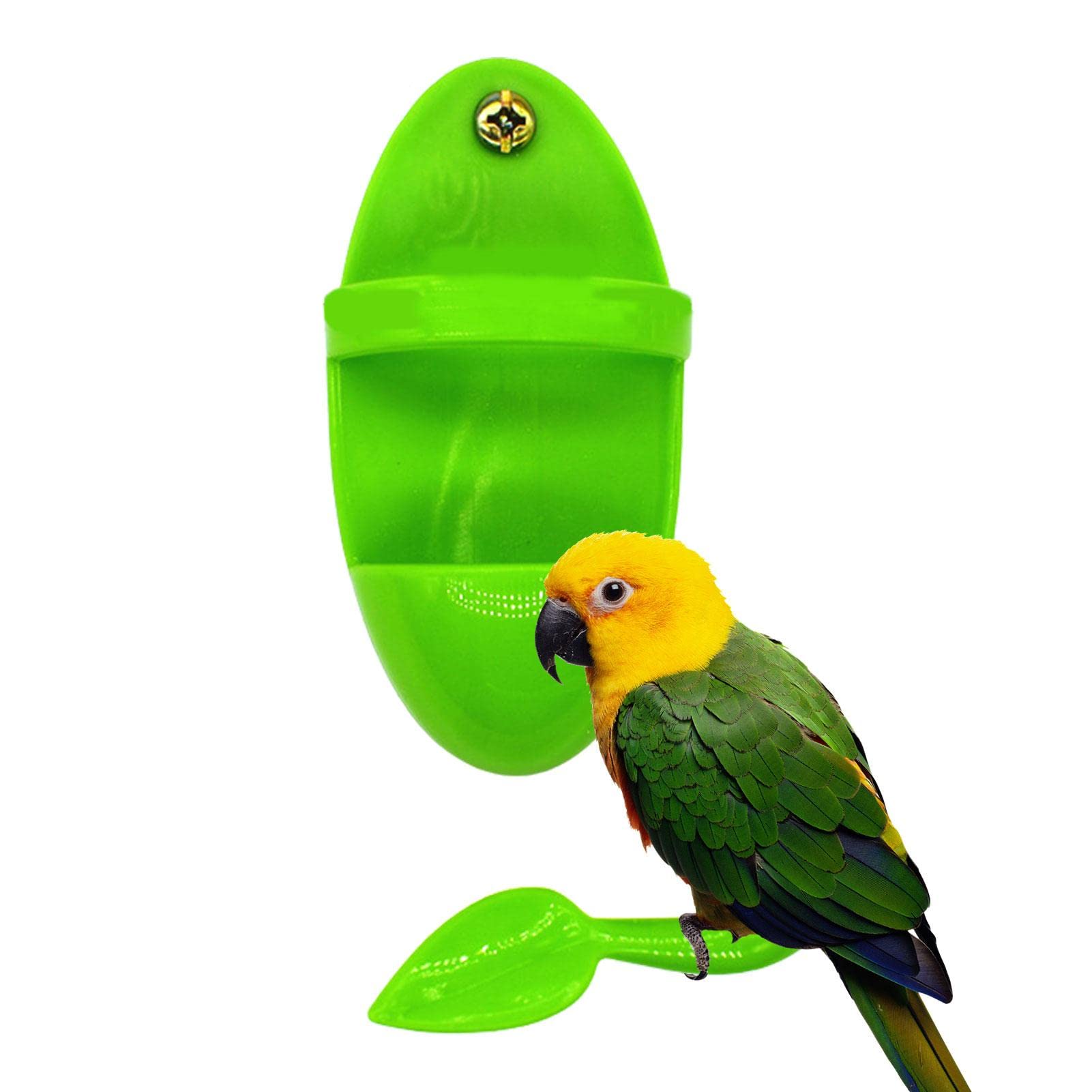 Porte-os de seiche pour Cage à Oiseaux | Cuttlebone Stand Cuddle Bone Feeding Cup Rack - Os de seiche pour becs Pointus, Oiseaux naturels Calcium Perroquets Calopsittes Perruche