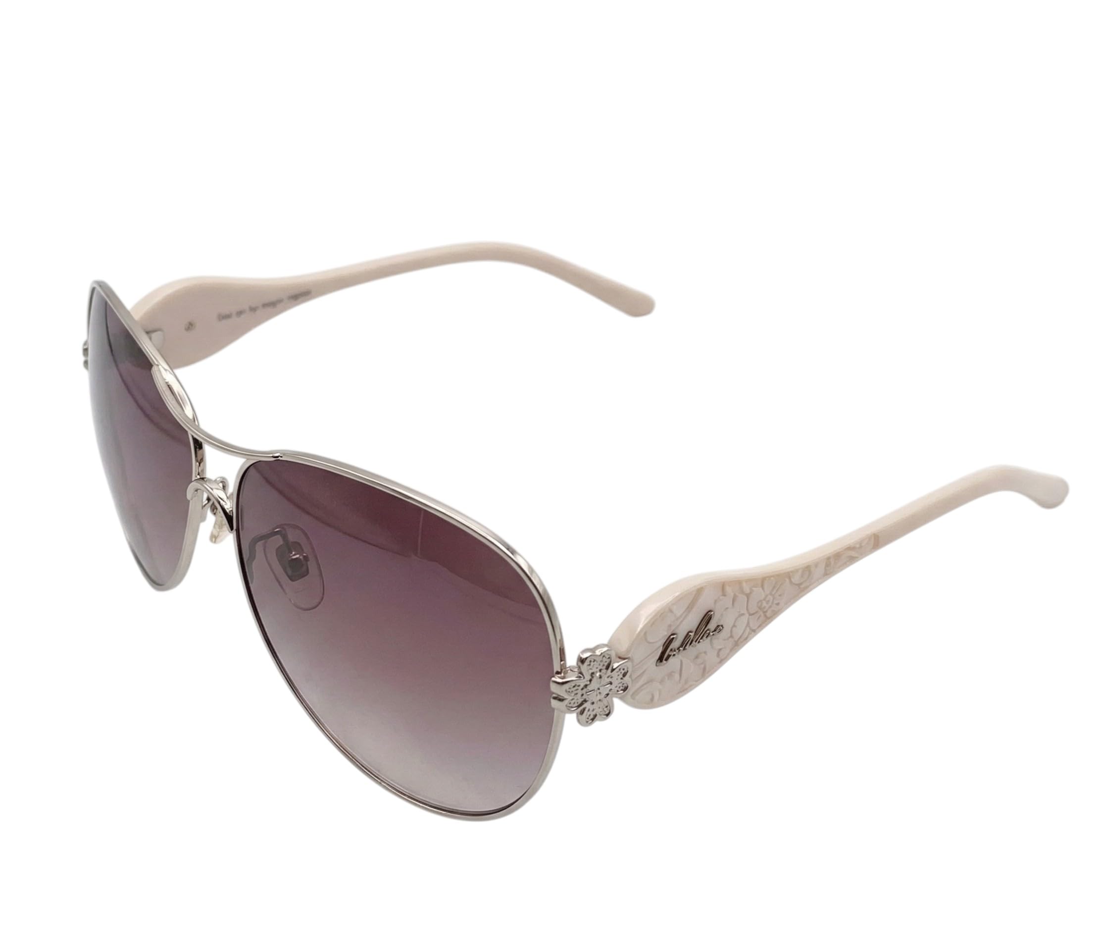 Aviator Classic Stylish11605 sunglasses | Mirror Lens | 400 UV Protectection For Women Medium 60mm Lens Width-image-10