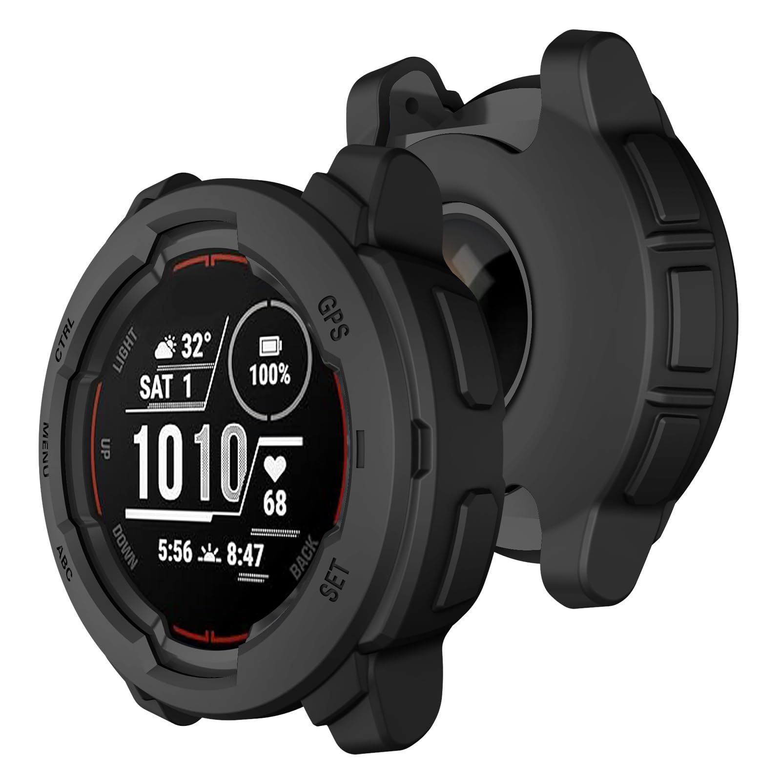 Silikonowe etui kompatybilne z Instinct E 45 mm, miękkie TPU, odporne na zarysowania, zapasowe etui ochronne do zegarka Instinct E 45 mm