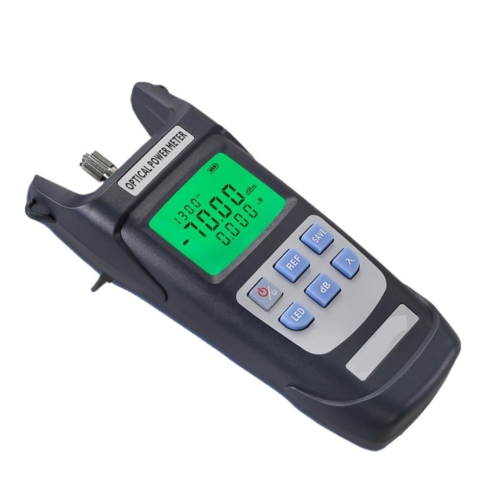 Fiber Tester, AUA-Y710A/Y510A Optical Power Meter -70~+10dBm/-50~+26dBm Fiber Optic Cable Tester FTTH Tools(OPM with LED Lighting)(Y710A)