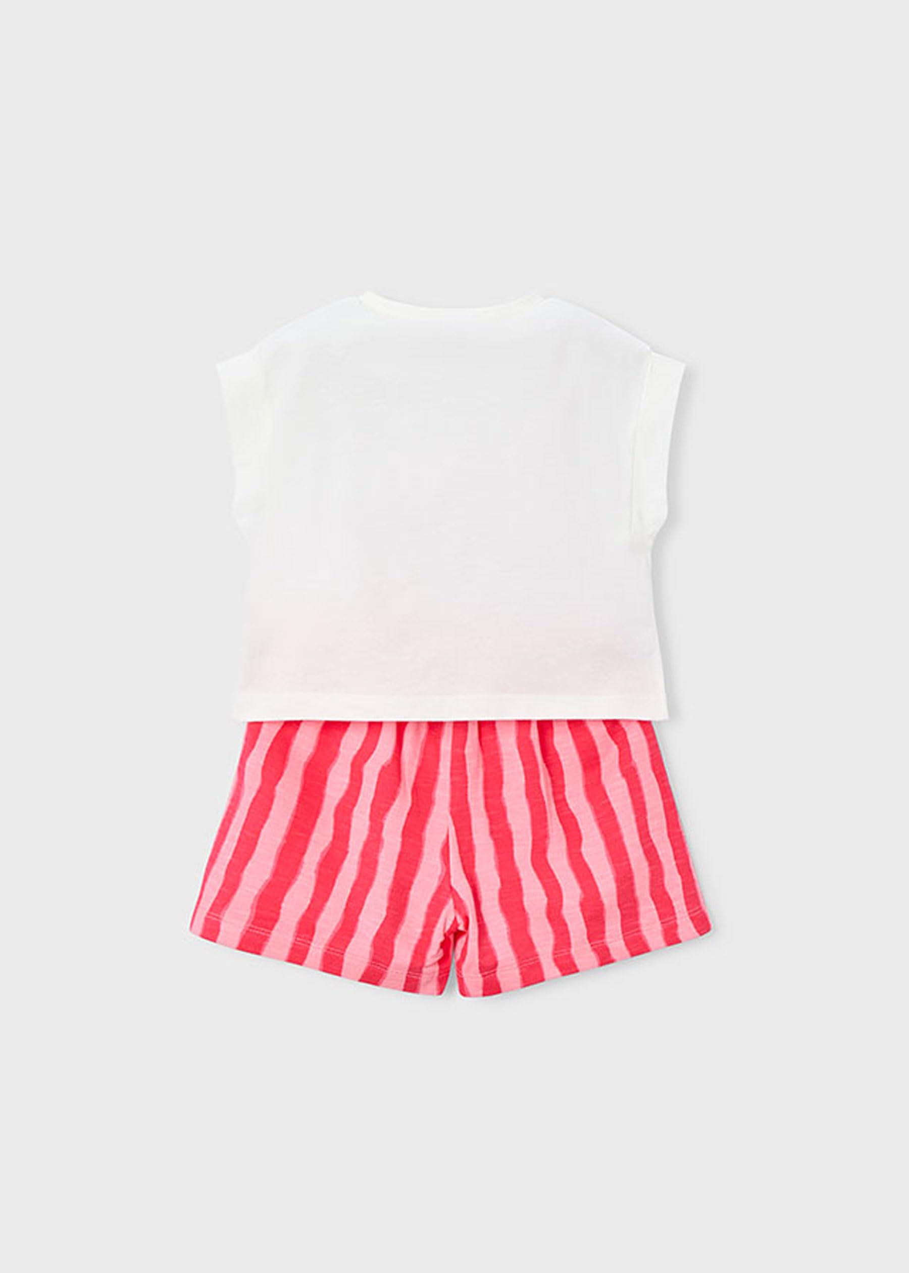 Mayoral Conj. Short Felpa Flame para niña Amapola