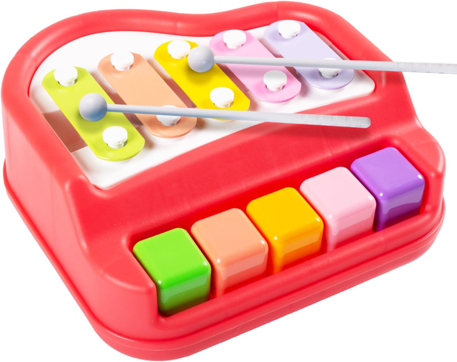 Buy Gooyo 1503 Non Battery 2 in 1 Mini Piano and Xylophone Toy with ...