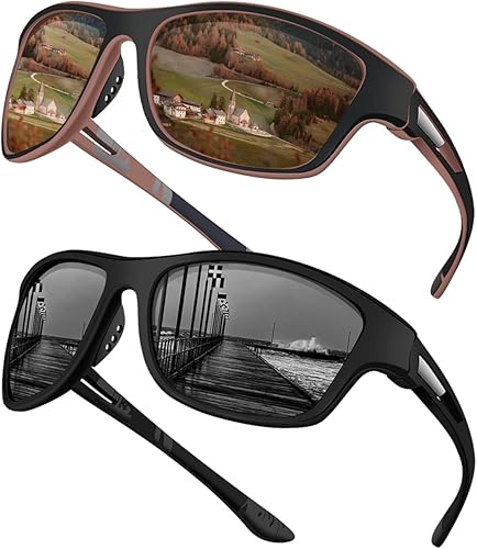 Gafas de sol deportivas polarizadas para hombres, mujeres y hombres, gafas de sol polarizadas con protección UV