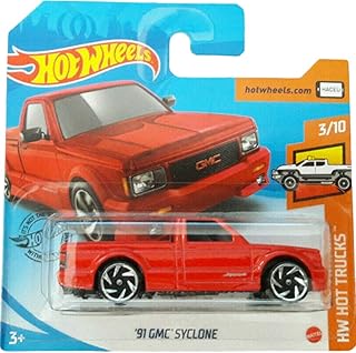 Hot Wheels '91 GMC Syclone HW Hot Trucks 3/10 Rojo Short card