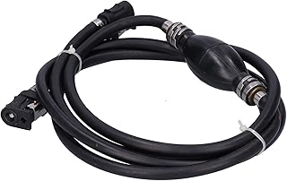 Fuel Hose, 9.8ft Fuel Line Hose with Connector Assy 6Y2-24306-55-00 Fit for Yamaha 4-Stroke 2-Stroke Outboard Motors for Fuel Hose Fuel Line Fuel Pipe 6Y2‑24306‑55‑00 Fuel Line Assy 6Y1‑24306‑55‑00 3/